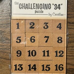Challenging '34' Puzzle - vintage, great condition